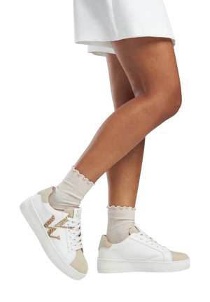 Vanessa Wu BASKETS LOU - Baskets basses - beige