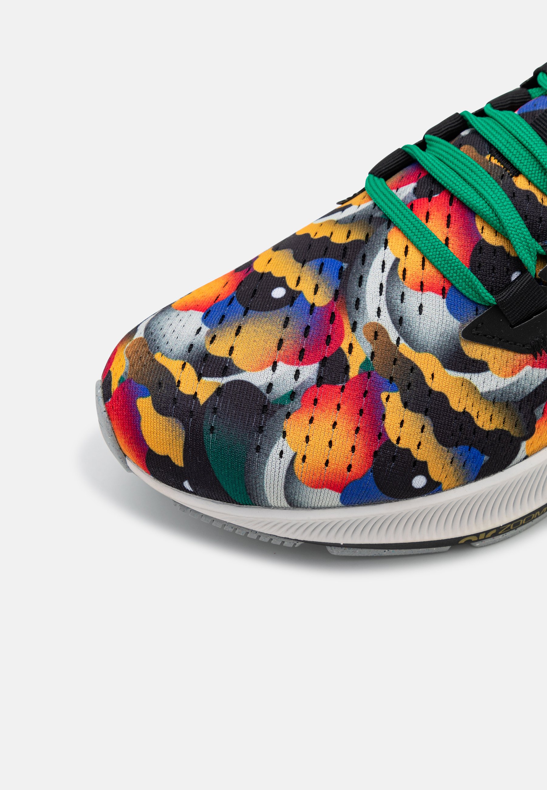 Nike Performance AIR ZOOM PEGASUS 38 UNISEX - Zapatillas de running neutras  - multi-color/phantom/black/malachite/university gold/siren red/multicolor  - Zalando.es