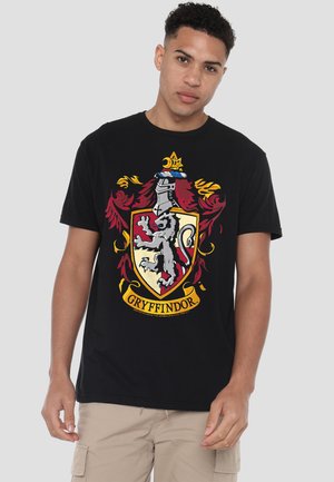 Cotton Soul, HARRY POTTER GRYFFINDOR CREST - Print T-shirt - black