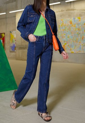 Jean droit - dark-blue denim