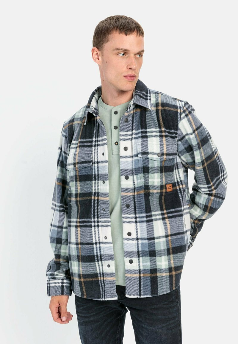 camel active Overshirt grau-meliert