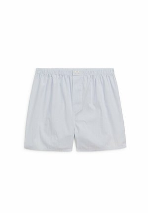 CHECK - Široké boxerky - light blue