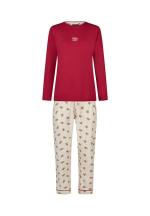 CHRISTMAS SET GIFTBOX - Pyjama - red/off-white gingerbread
