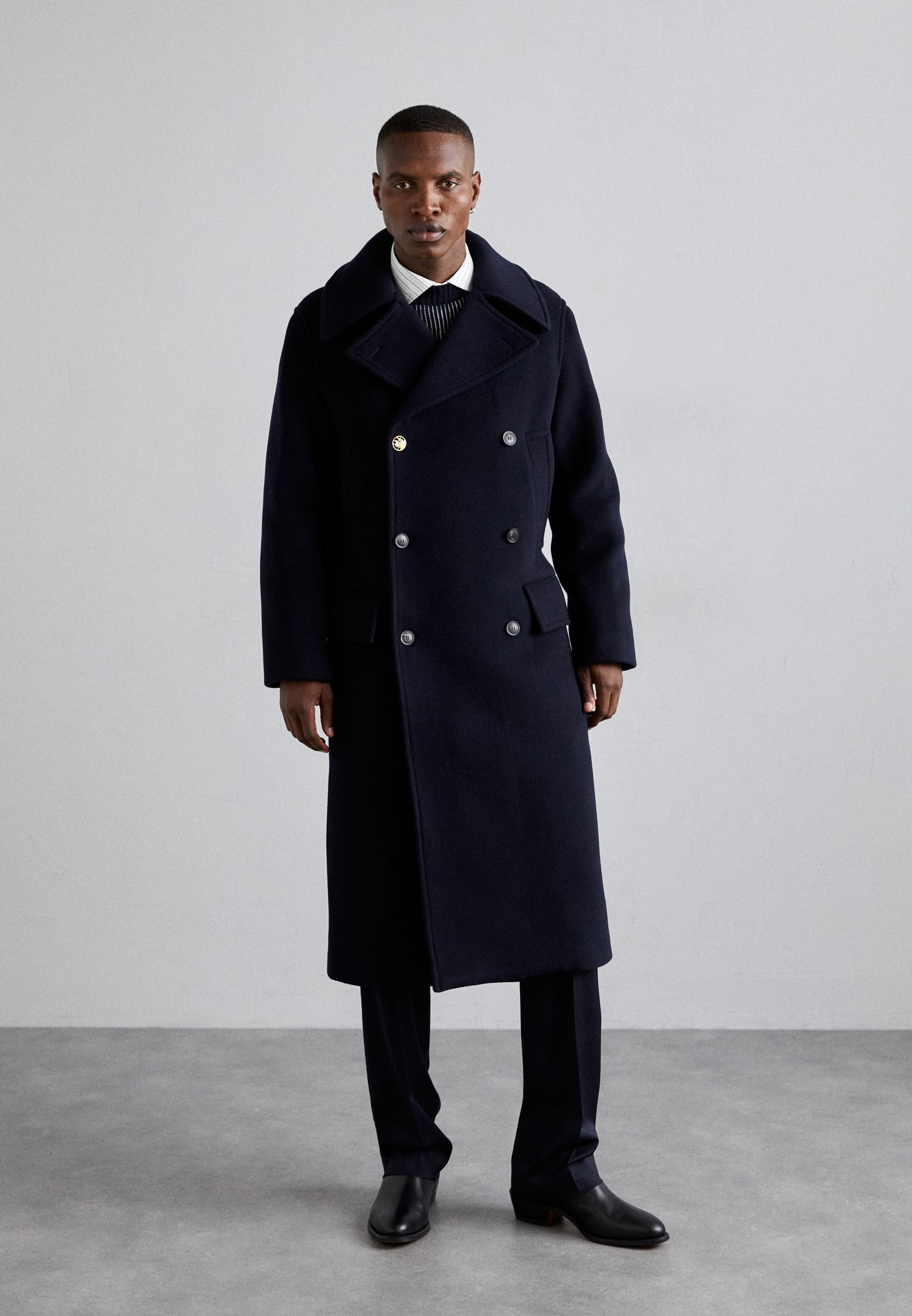 Emporio Armani COAT - Classic coat - blu navy/dark blue - Zalando 