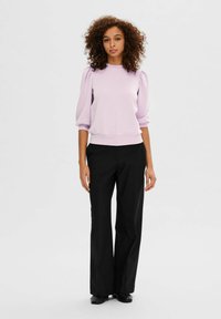 Selected Femme SLFTENNY 3/4 NOOS - Sweatshirt - cradle pink