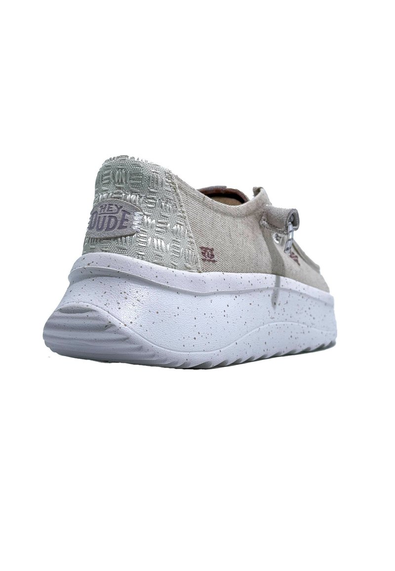 Hey Dude Wendy Peak Chambray - Moccasin Donna In Tela E Gomma, Comode E Leggere - Foto 11