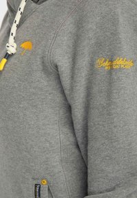 Schmuddelwedda Mikina s kapucí - mottled grey