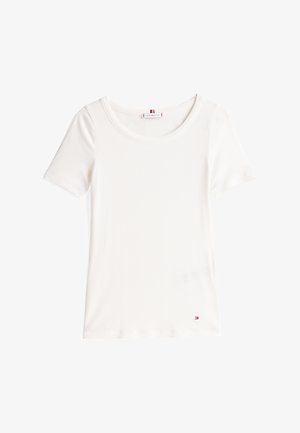 Tommy Hilfiger, SLIM - T-Shirt basic - ecru