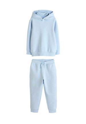 REGULAR FIT - SMART POPPER NECK JOGGERS SET - Träningsset - blue