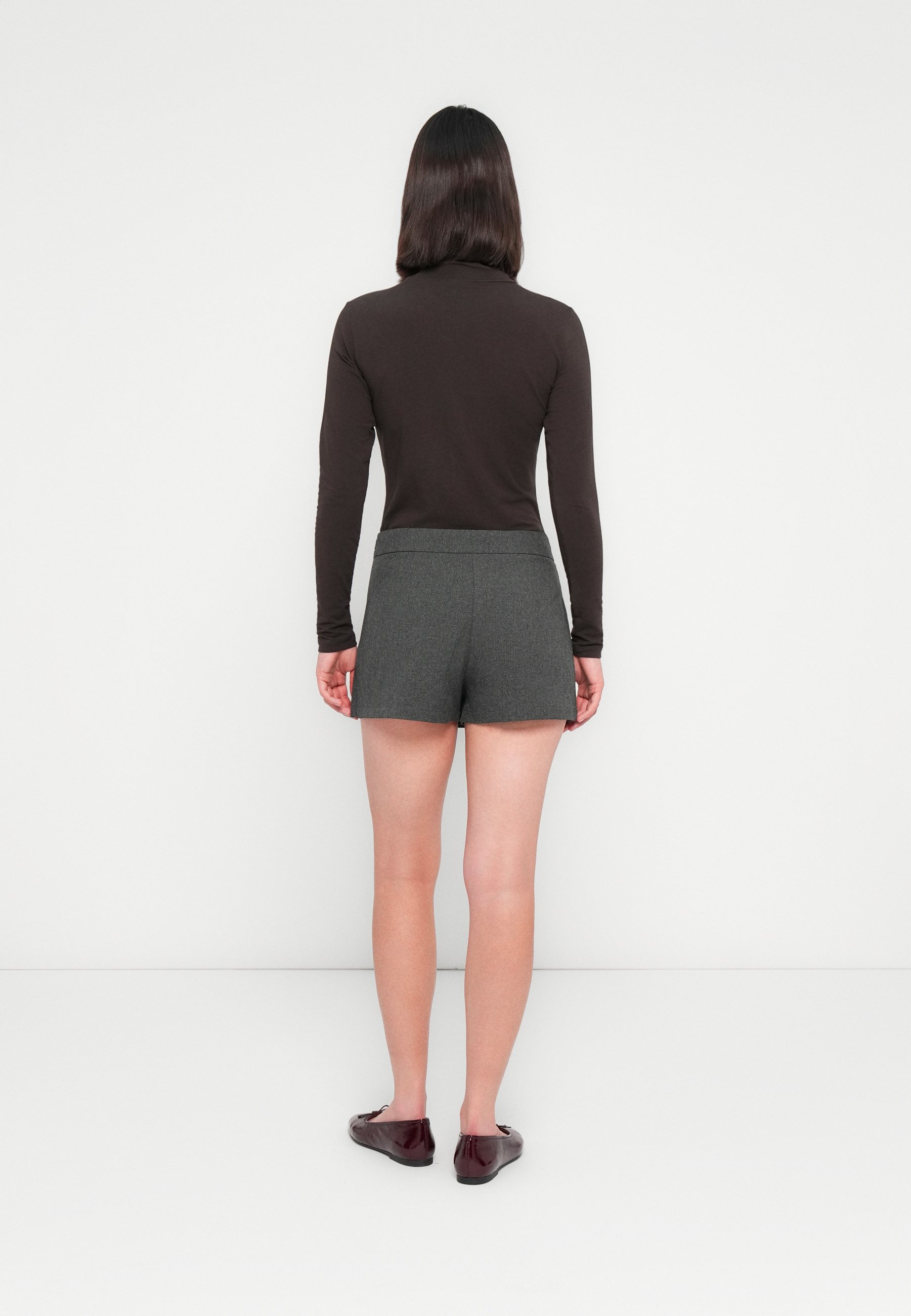 JDY JDYCLEO SKORT - Shorts - dark grey melange/mottled dark grey