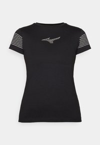 ATHLETICS TEE - Majica kratkih rukava s printom - black