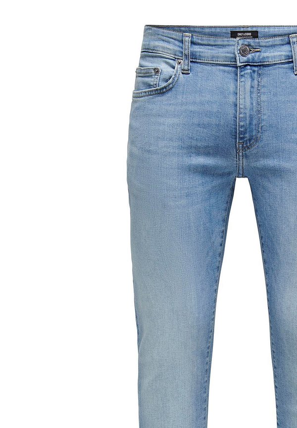 Slim fit jeans - hellblau3