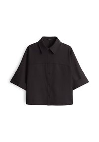 OPUS LOOSE FIT 3/4 SLEEVE - Hemdbluse - midnight brown