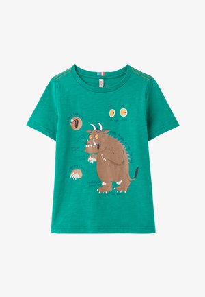 GLOW IN THE DARK SCREENPRINT - Print T-shirt - herb green