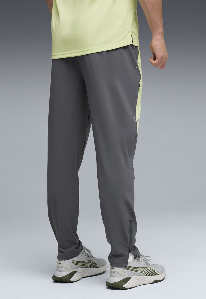 Puma Teplákové kalhoty - galactic gray-apple spritz