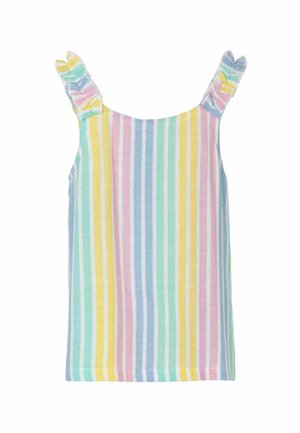 FRILLED GATHERED ON SLEEVE - Débardeur - multi