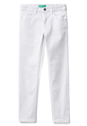 United Colors of Benetton FIVE POCKET - Vaqueros slim fit - white