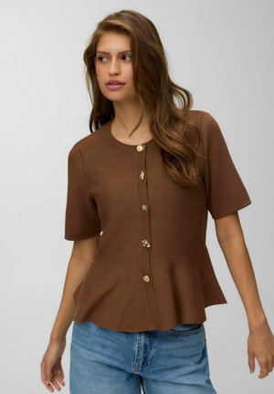 Vero Moda, CARDIGAN VMLIZZIE TOP - Gilet - cocoa brown