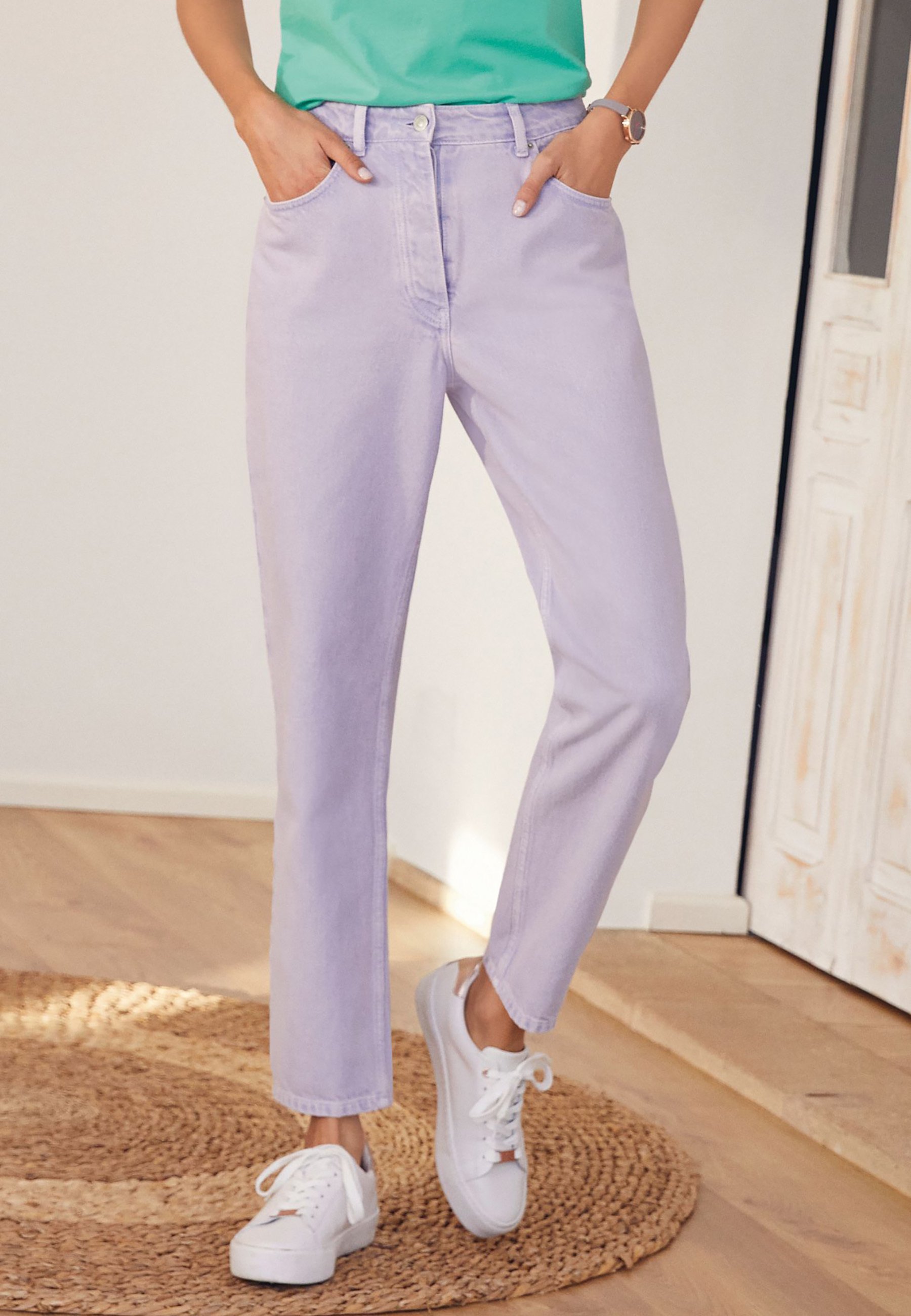 Next Jeans Straight Leg - lilac/syren 