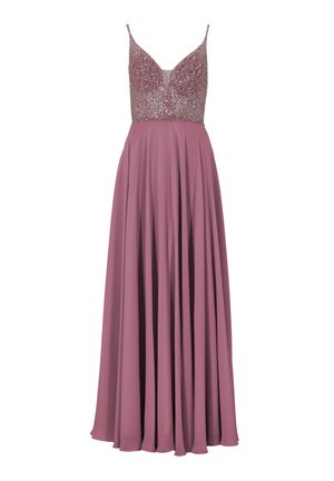 HEY KYLA - EVENING DRESS MADE OF MATERIAL MIX - Galajurk - lilac