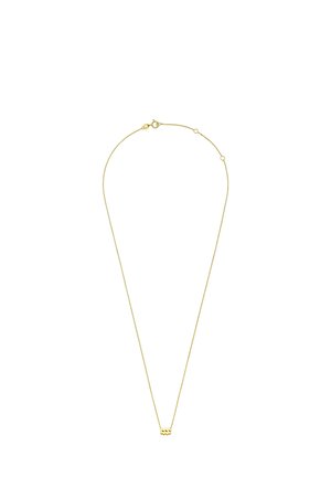 Fijne gouden ketting met hanger in de vorm van het sterrenbeeld Waterman van goud en een veerhaaksluiting.