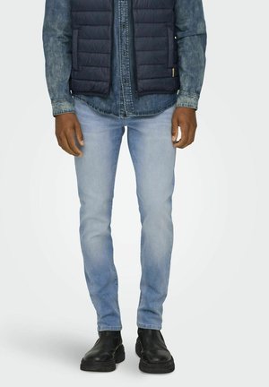 Slim fit jeans - light blue denim
