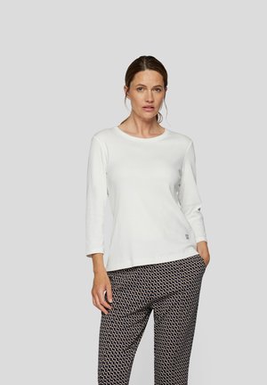 Langarmshirt - weiß