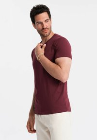 Ombre TSBS - Jednoduché tričko - burgundy