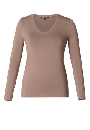 BASE LEVEL CURVY ALIZE - Longsleeve - dark taupe
