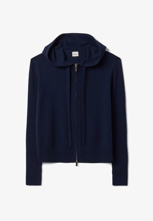 Stefanel, CREW-NECK CARDIGAN, REGULAR FIT. - Cardigan - navy blue