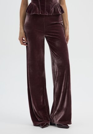 Terranova, PANTALONE LUNGO TINTA UNITA - Pantaloni - bordeaux scuro