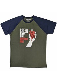 Paradiso Clothing Green Day American Idiot Raglan - Print T-shirt - green