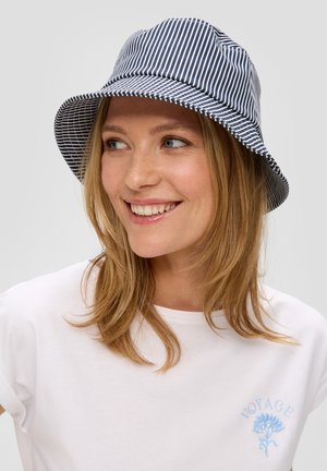 s.Oliver BUCKET  MIT STREIFEN - Hat - tiefblau