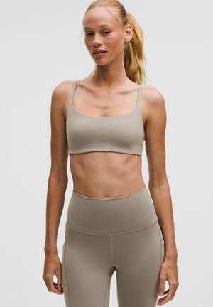 WUNDER TRAIN STRAPPY RACER A/B - Sport-BH med lätt stöd - warm ash grey