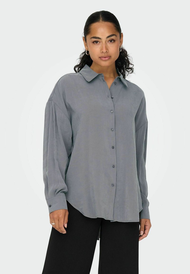 ONLY Button-down blouse - plum kitten