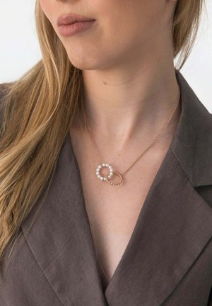 PURELEI, PURELEI KETTE INFINITY PEARL - Halskette - rosegold-coloured
