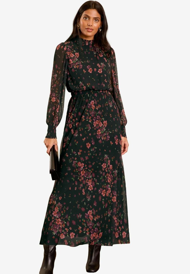 Love & Roses REGULAR FIT - PLISSE - Maxiklänning - black