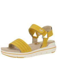 Marco Tozzi MARCO TOZZI SANDALEN - Platform sandals - yellow comb 614