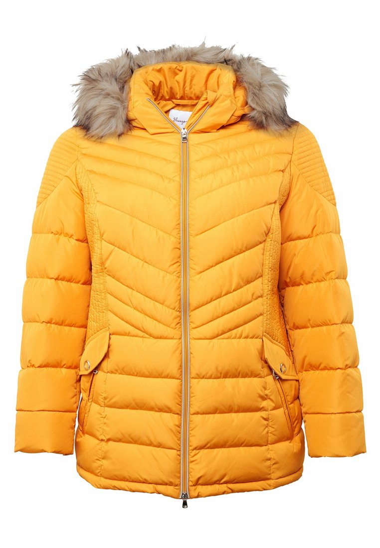 Damen Leichte Jacken | Sheego Winterjacke mustard yellow/senf - DW96692 Damen Leichte Jacken | Sheego Winterjacke mustard yellow/senf - DW96692