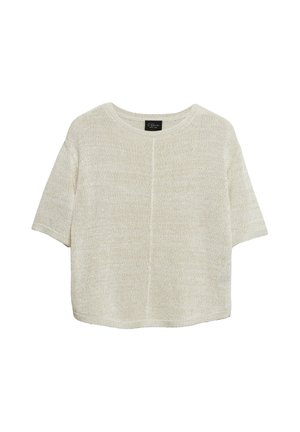 s.Oliver, T-Shirt basic - creme