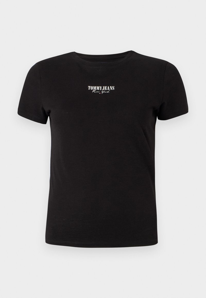 Tommy Jeans T-shirt basic zwart Tommy Jeans T-shirt basic zwart