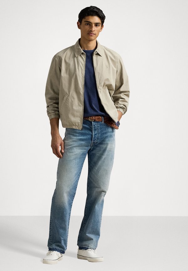 THE BAYPORT MINERAL-DYED POPLIN JACKET - Summer jacket - olive4