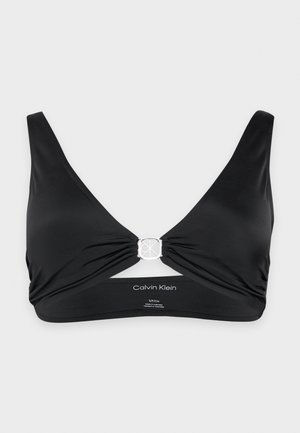 Calvin Klein Swimwear, EMBLEM - Haut de bikini - black