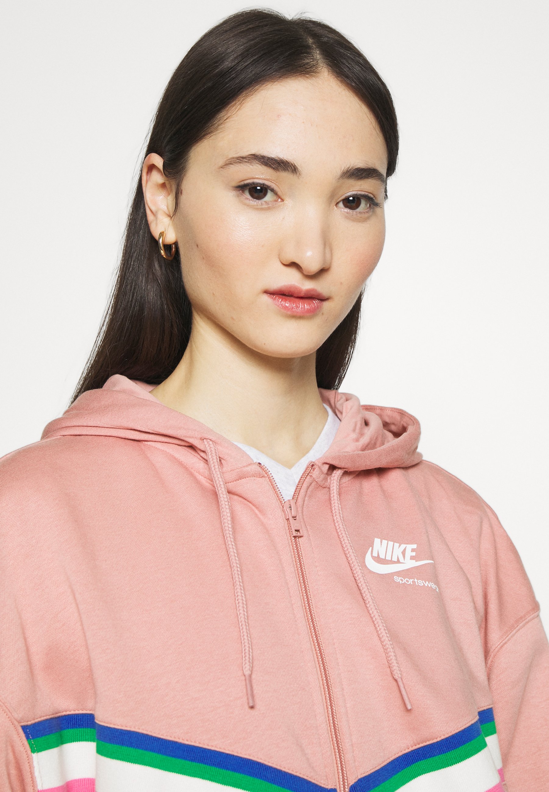 rust pink nike jacket