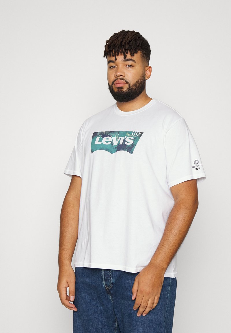 Levi's® Plus BIG SS - T-shirt estampada - white
