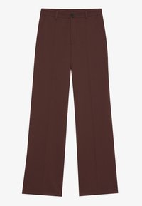 TAILORED WIDE LEG - Pantaloni - chocolate