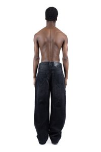 FAVELA COWBOY - Jean large - black washed