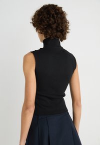 Weekday HIGH NECK ZIP VEST - Bodywarmer - black