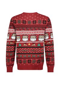 Sublevel Strickpullover - red