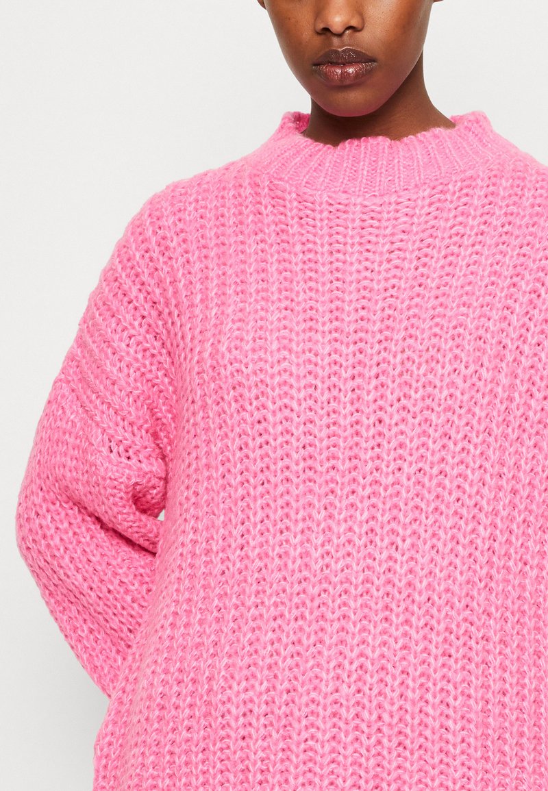 IN THE STYLE PERRIE SIAN BON BON BALLOON SLEEVE JUMPER - Pullover - pink/rose  - ZALANDO.FR